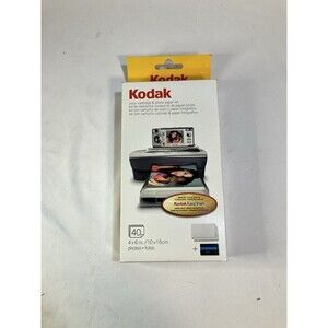 Kodak EasyShare PH-40 Color Cartridge & Photo Paper Kit 40 4X6 Sheets